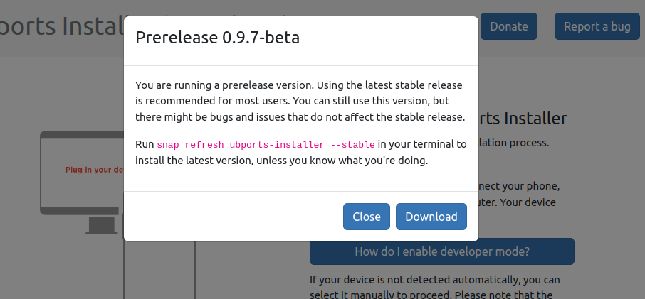 UBports installer 9.7 error message.png